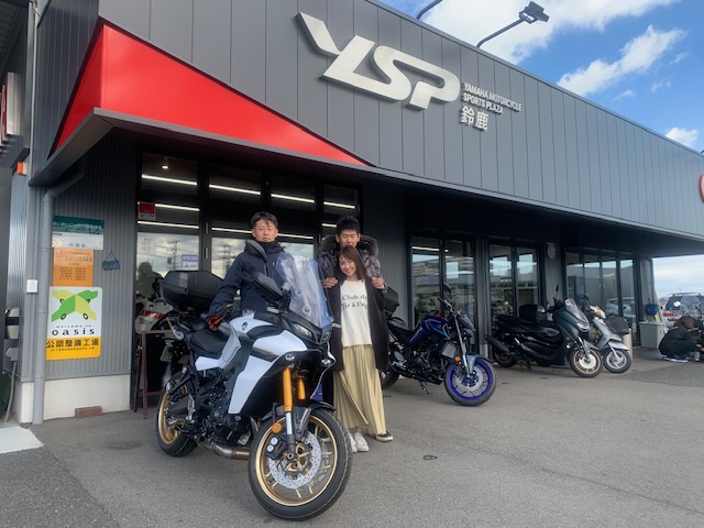 MT09 SP 　TRACER 9GT　納車させていただきました。ありがとうございました。