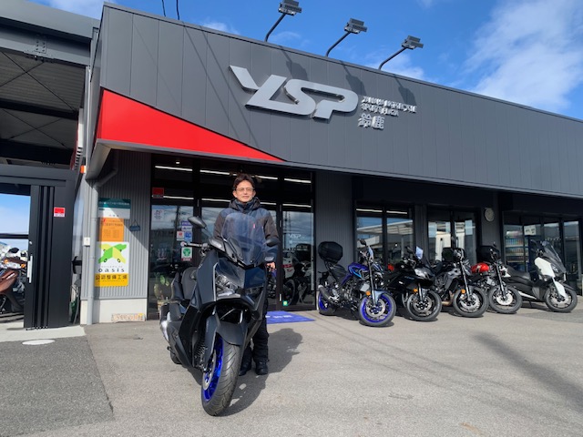 X MAX 250 納車させていただきました。