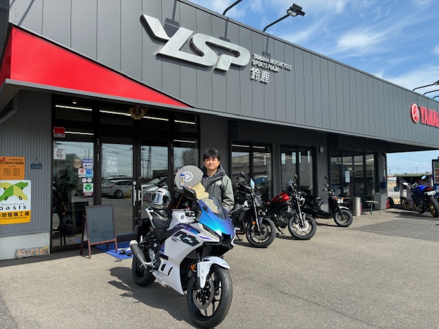 YZF-R3 YZF-R25 TRACER 9GT 無事納車できました。ありがとうございました。